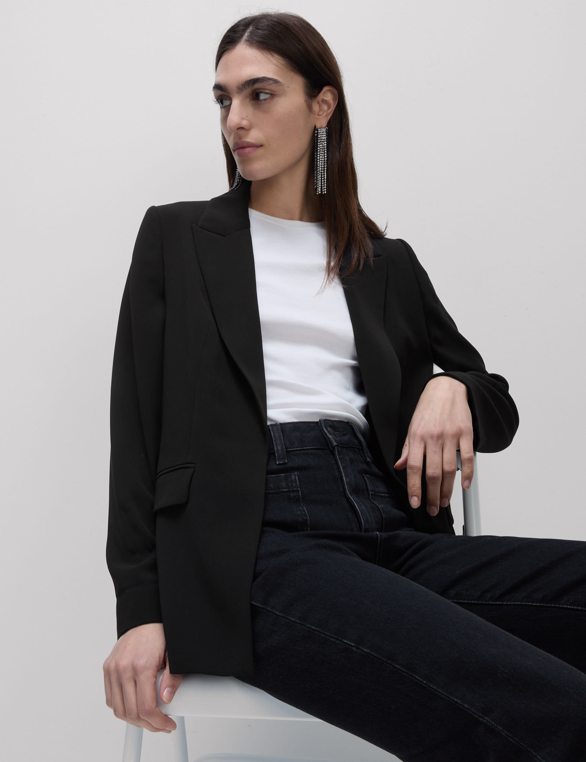 Relaxed Single Breasted Blazer