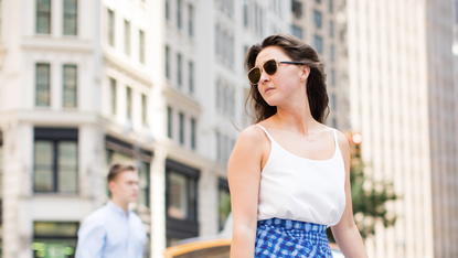 clothing, street fashion, photograph, shoulder, waist, yellow, fashion, turquoise, snapshot, pattern,