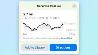 iOS 18 Maps trail maps