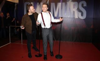 Olly Murs unveils waxwork at Madame Tussauds in Blackpool.