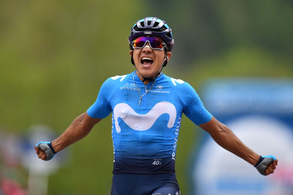 Movistar&#039;s Richard Carapaz wins stage 14 of the 2019 Giro d&#039;Italia