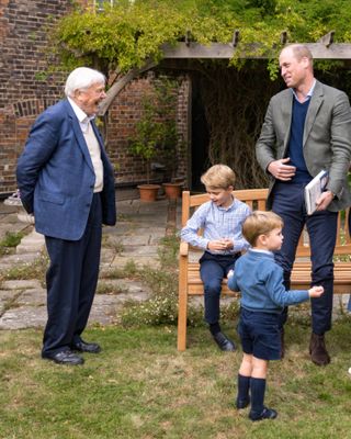 The Royal Family meet David Attenborough