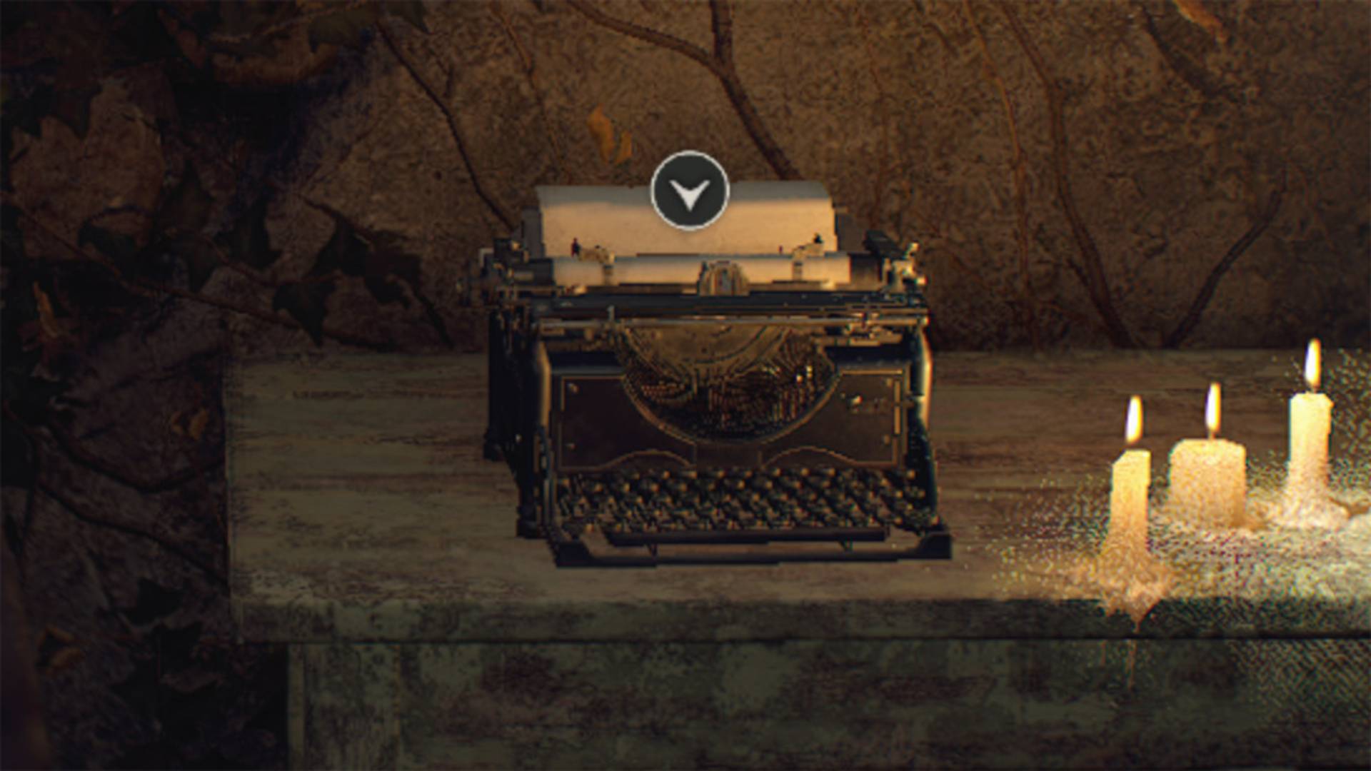 Typewriter save-point in Resident Evil 4