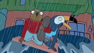 Tuca & Bertie during the flood