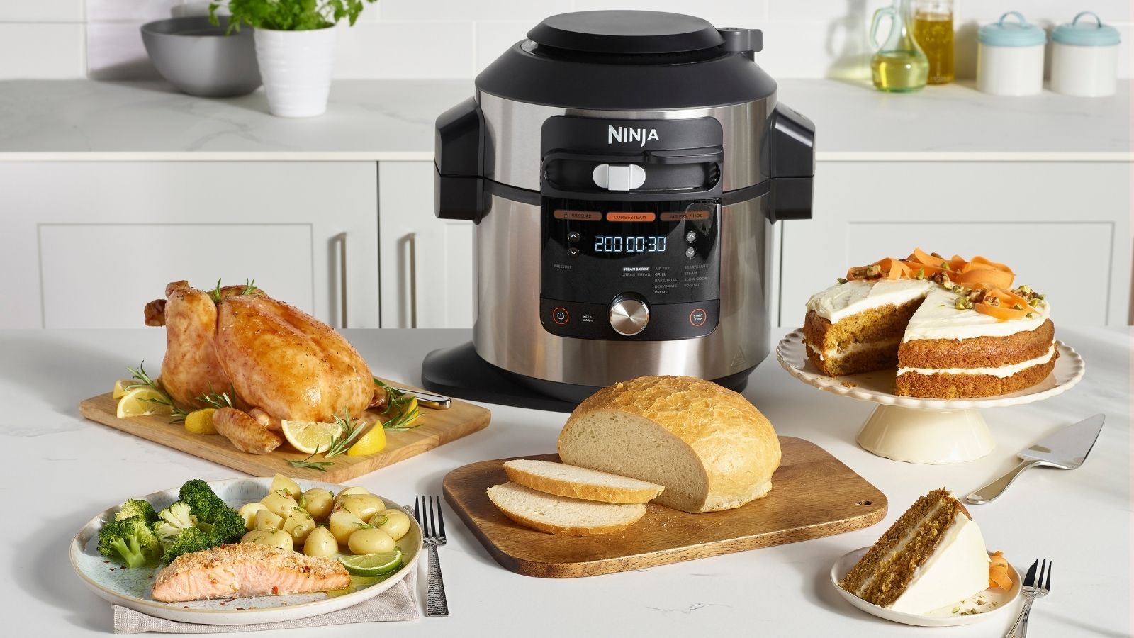 Ninja Foodi 14-in-1 8-qt. XL Pressure Cooker Steam Fryer with SmartLid -  OL601 