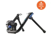 Wahoo KICKR SNAP Smart Turbo Trainer pictured is shown rear side on