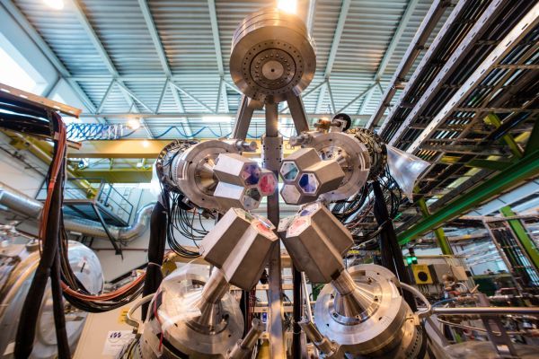 Equipment at the ISOLDE proton-blasting laboratory where astatine was isolated and studied. ISOLDE is part of CERN, the European particle physics research collaboration.