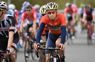 Vincenzo Nibali at Pais Vasco a day after racing Tour of Flanders