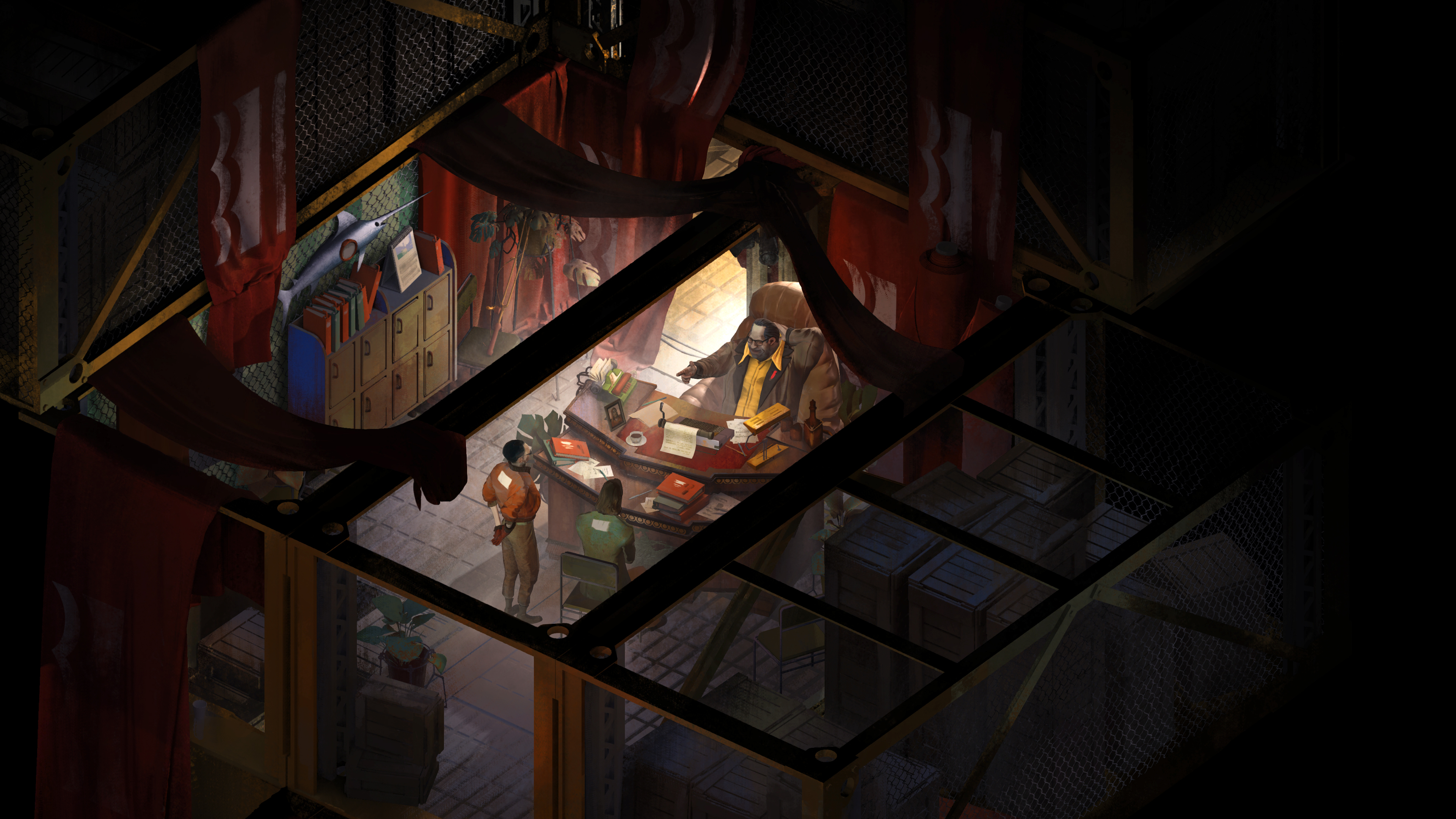 Meeting the union boss in Disco Elysium