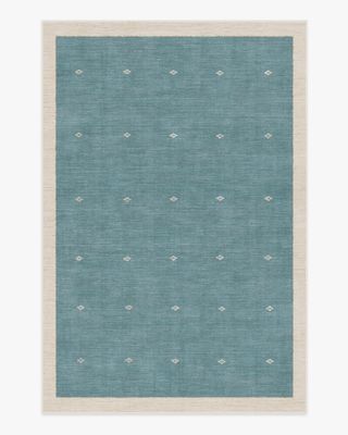 Goop Luna Soft Teal Tufted Rug | Ruggable