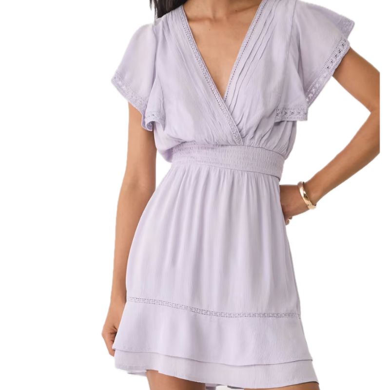 Stradivarius, Short Flowing Ruffled Dress 