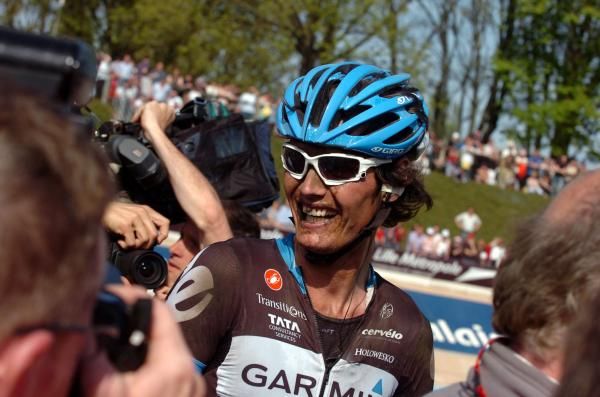 Johan Van Summeren asked his girlfriend to marry him seconds after winning Paris-Roubaix