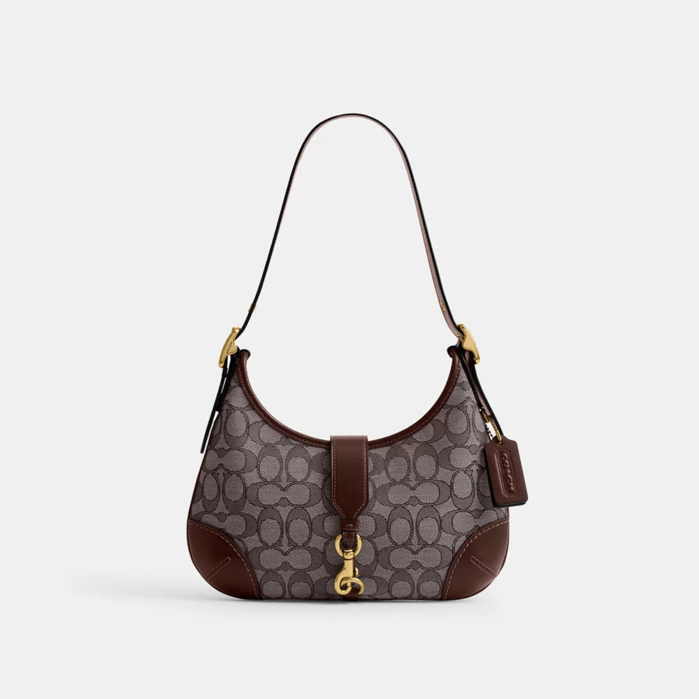 Hamptons Hobo Bag in Signature Jacquard