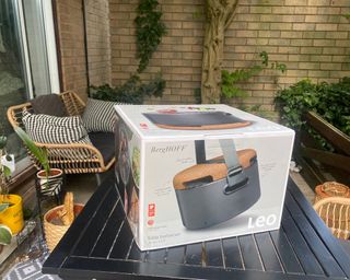 BergHOFF Tabletop BBQ in box on garden table