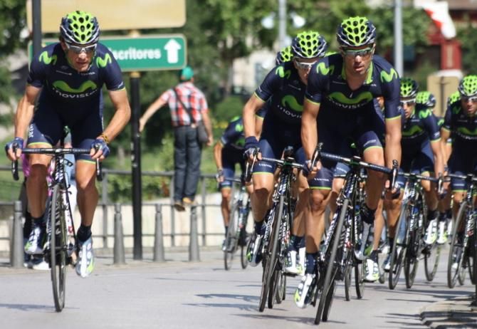 Fran Ventoso and Iv&aacute;n Guti&eacute;rrez (Movistar Team)
