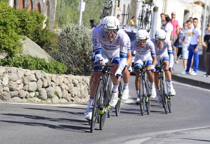 Argos-Shimano riders time trial