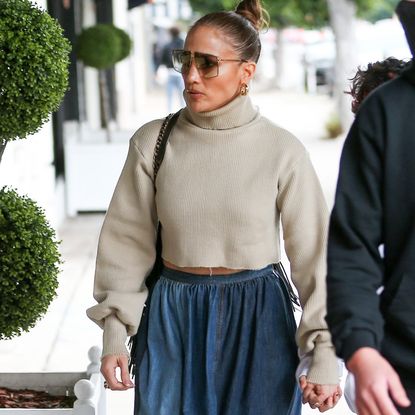 Jennifer Lopez is seen on January 15, 2022 in Los Angeles, California