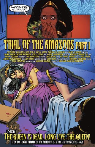 Trial of the Amazons #1 page