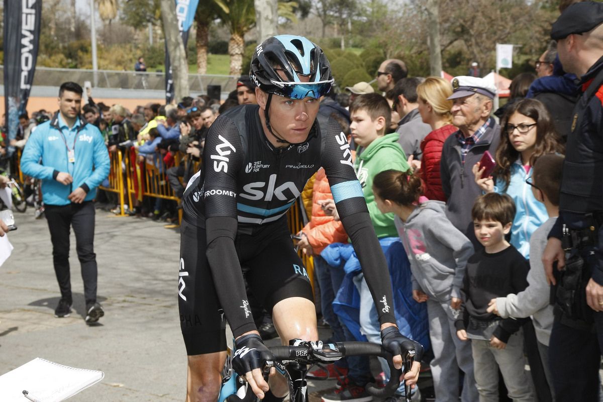 Chris Froome (Team Sky) ready for the stage start