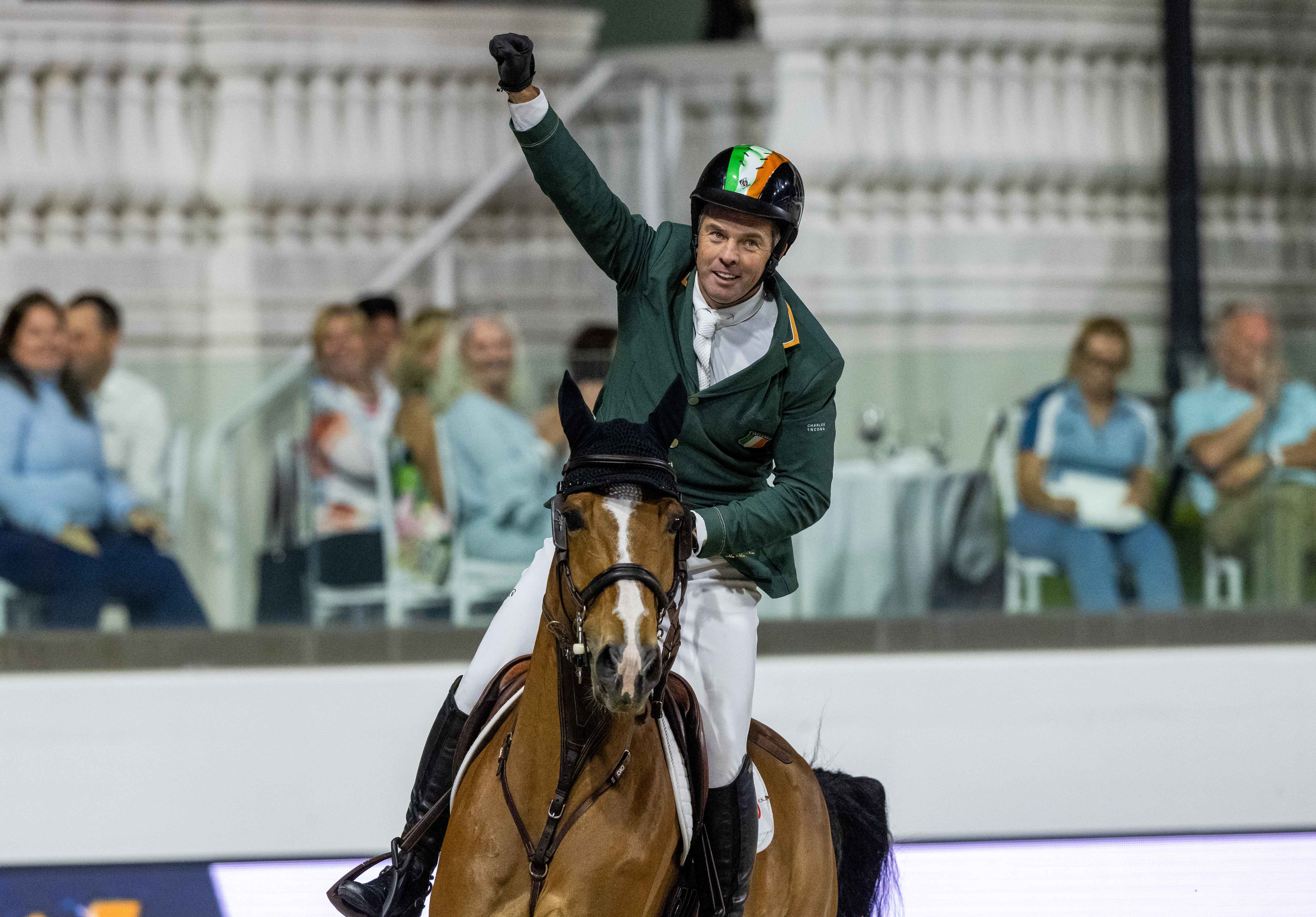 In this week's international showjumping news, Cian O'Connor and Maurice help Ireland win the Longines League of Nations in Ocala, Florida.