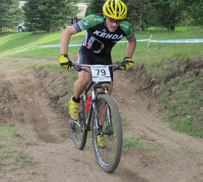 Mike Broderick racing at Mont-Sainte-Anne