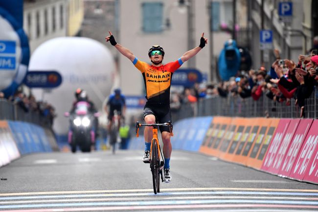 La vittoria di Tratnik a San Daniele del Friuli (foto Getty Images)