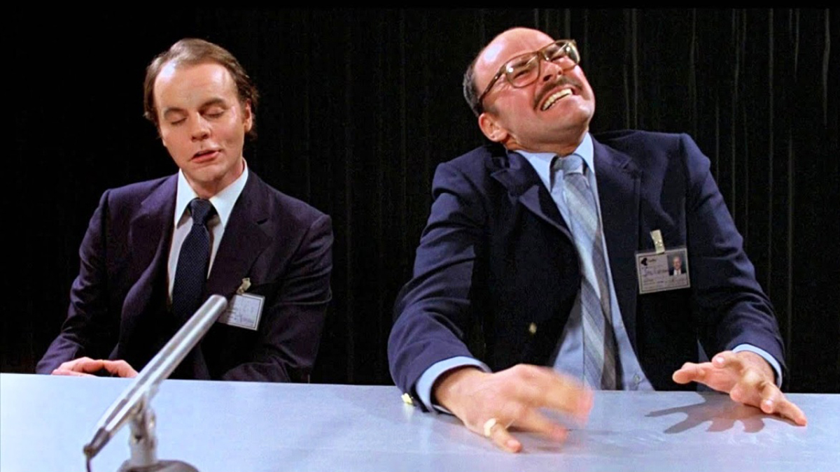 The opening scene of Scanners