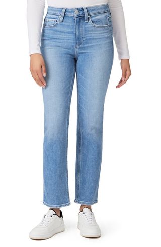 Cindy High Waist Ankle Straight Leg Jeans