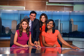 Rita Garcia, Jacob Rascon, Elita Loresca and Samica Knight deliver the news for ABC-owned KTRK.