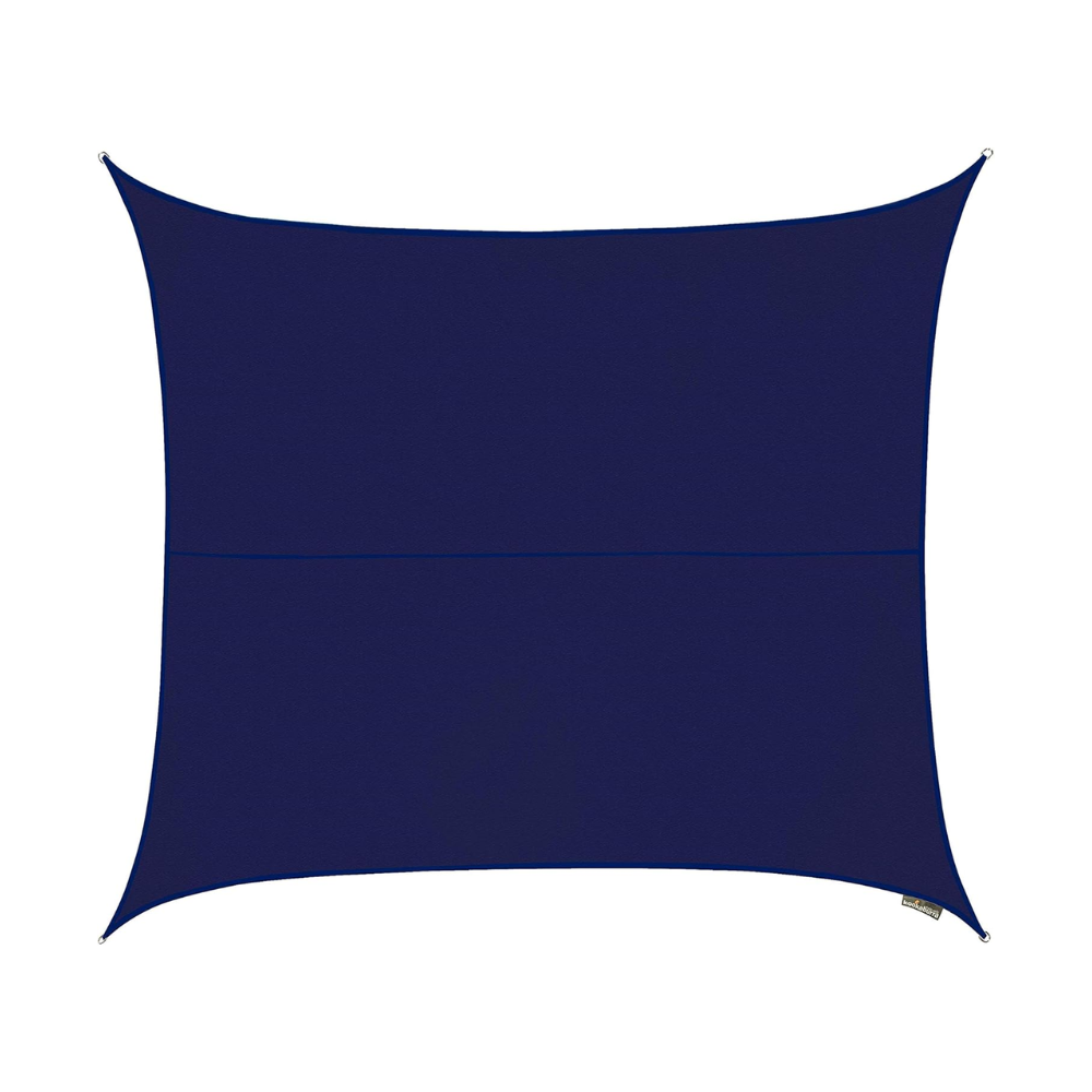 Dark blue shade sail