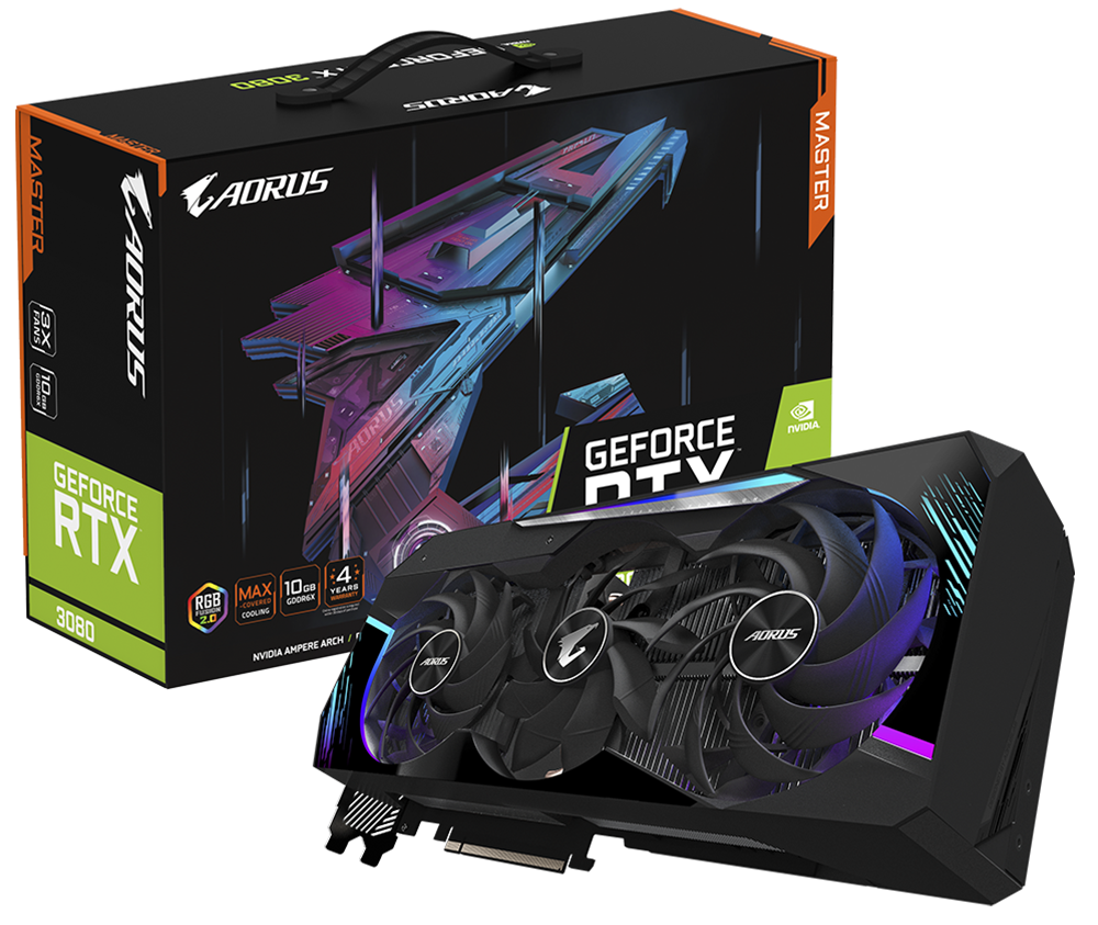 Gigabyte Teases Aorus RTX 30-Series Master & Xtreme GPUs with Six