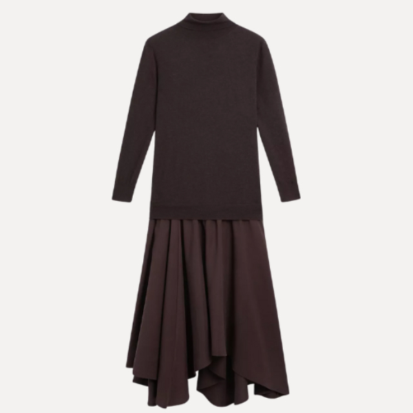 Wool Blend Knit Dress