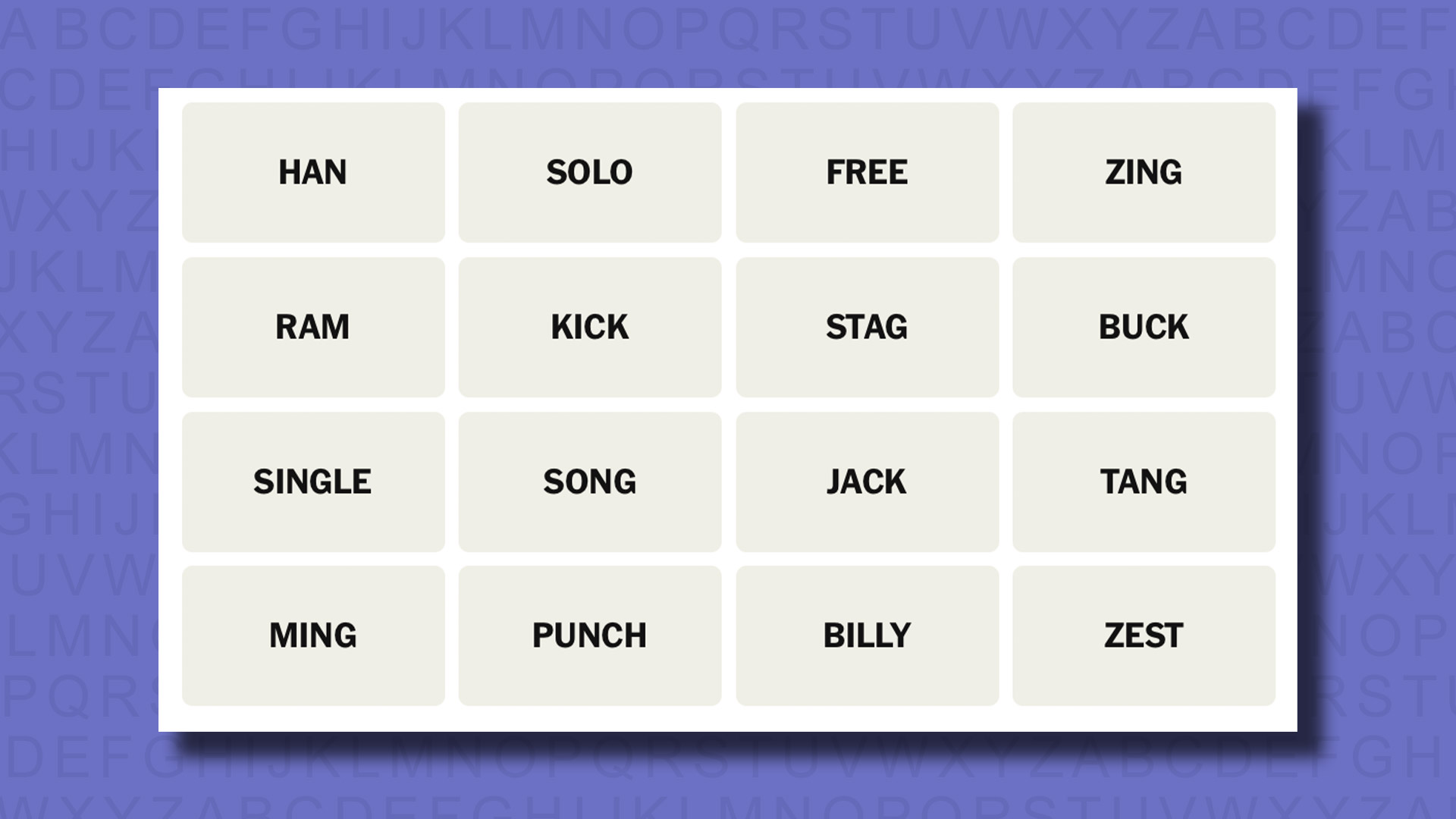 NYT Connections hints for game 817 on a purple background