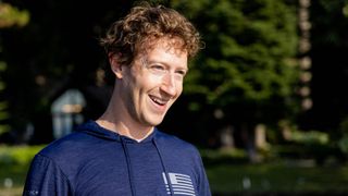 Mark Zuckerberg during an interview on The Circuit with Emily Chang in Tahoe City, California