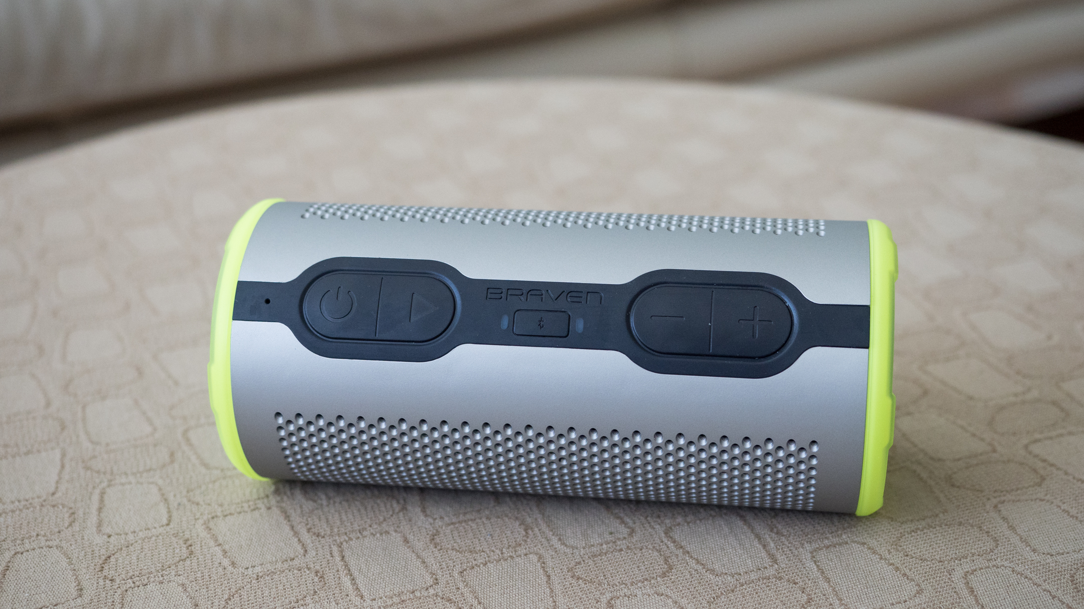 BRAVEN Stryde 360 Bluetooth Speaker Portable Waterproof Silver