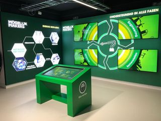 PPDS digital signage installed at the Technische Unie Experience Center in the Netherlands