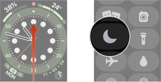How To Set A Focus In watchOS 8: Swip up on youre Apple Watch face to bring up the control center and then tap Focus.
