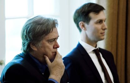 Stephen Bannon and Jared Kushner