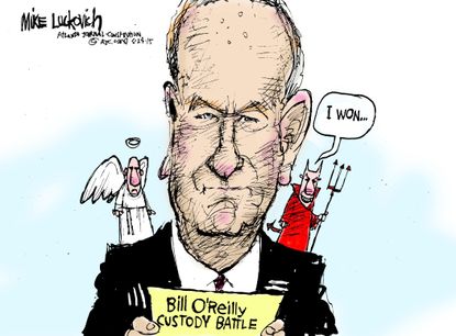 Editorial cartoon U.S. Bill O'Reilly
