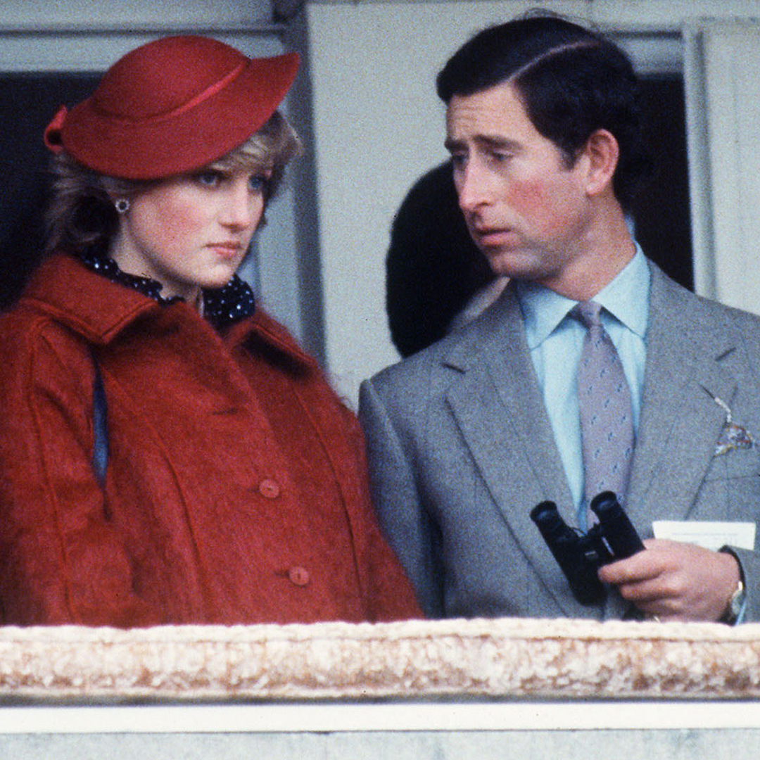 CHELTENHAM, UNITED KINGDOM - MARCH 17: Princess Diana Pregnant And Prince Charles At Cheltenham Races (Photo by Tim Graham Photo Library via Getty Images)