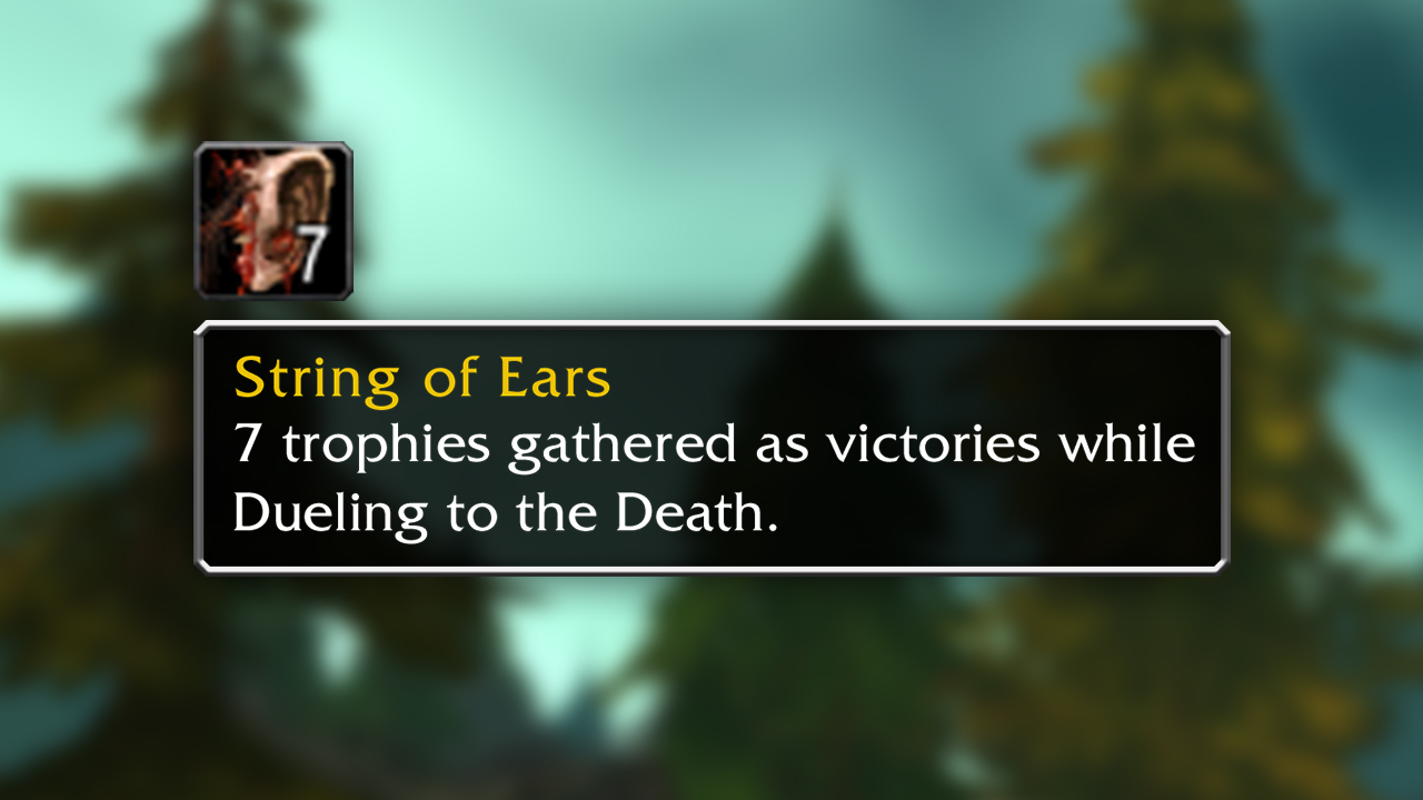 In-Game-Screenshot der neuen Funktion „Duell bis zum Tod“ von World of Warcraft Classic