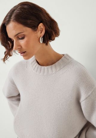 Cora Chunky Cashmere Crew Jumper