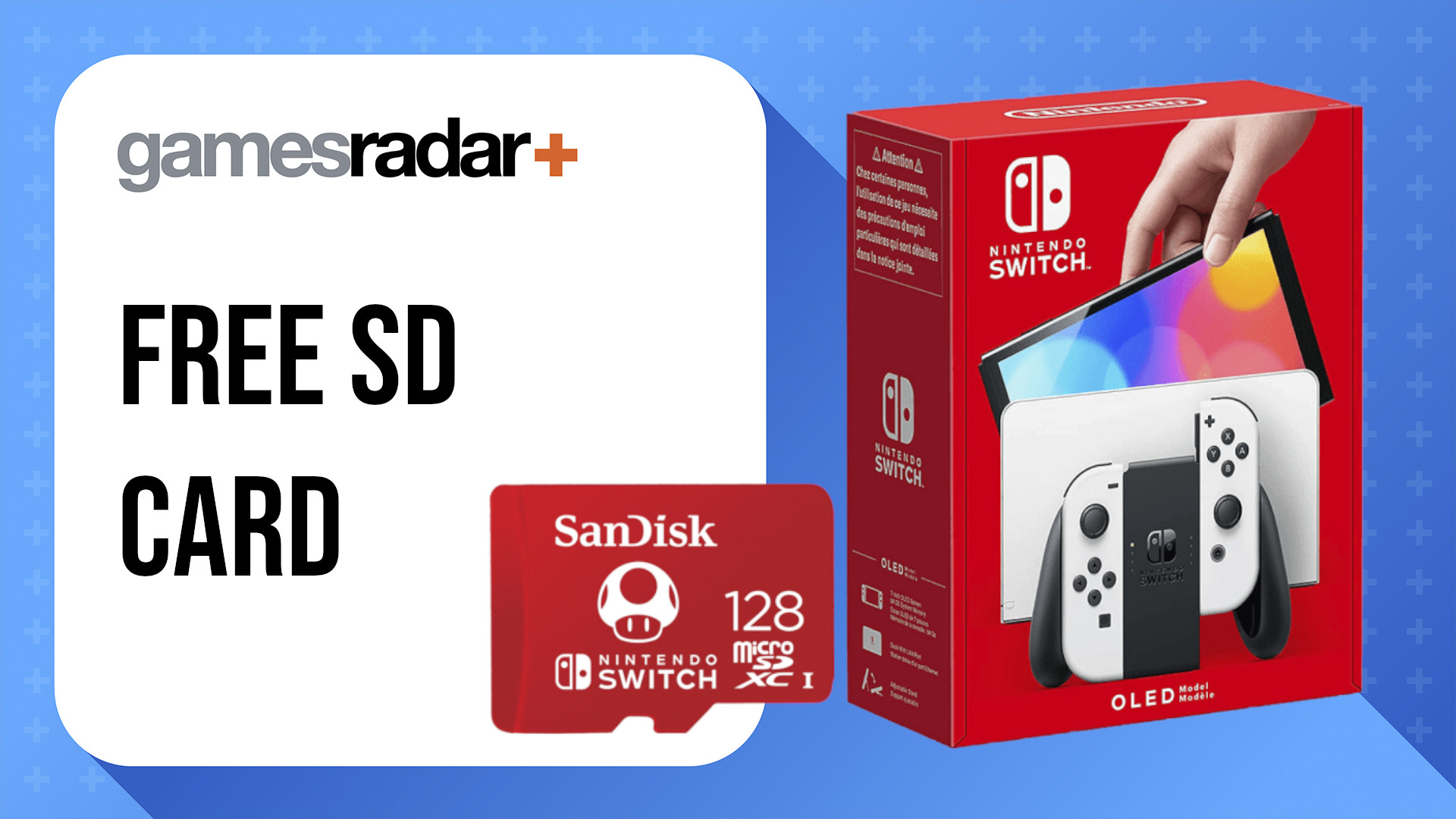 Nintendo Switch OLED memory card bundle