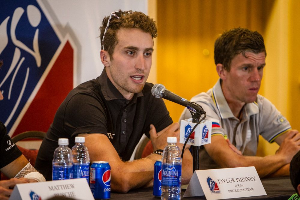 Taylor Phinney (BMC) speaks about racing in his home state at the 2015 USA Pro Challenge.