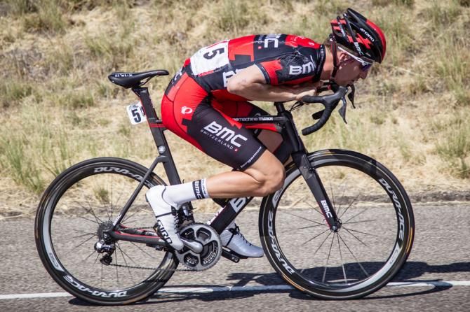 Taylor Phinney (BMC) on the descent after his attack