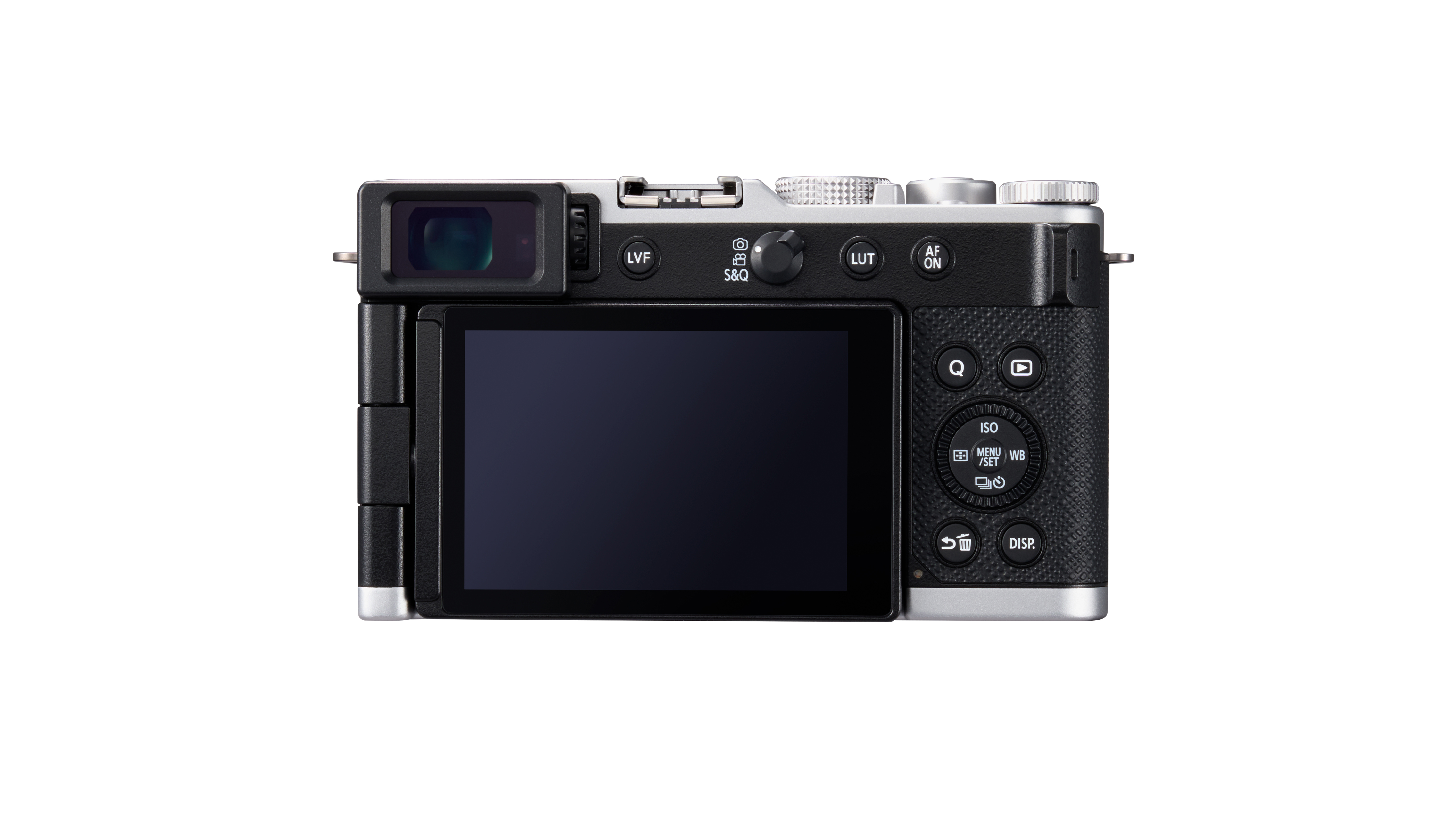 Panasonic Lumix L10 camera on a white background