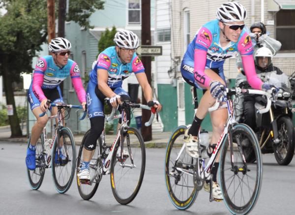 CBC racing team protects Amos Brumble, a former winner of this race.