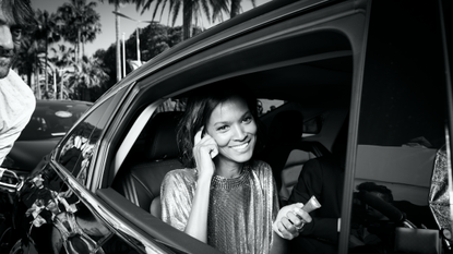 Motor vehicle, Photograph, Black, Facial expression, Monochrome, Black-and-white, Vehicle, Snapshot, Car, Photography, 