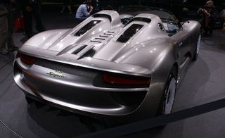 Backside of Porsche 918 Spyder