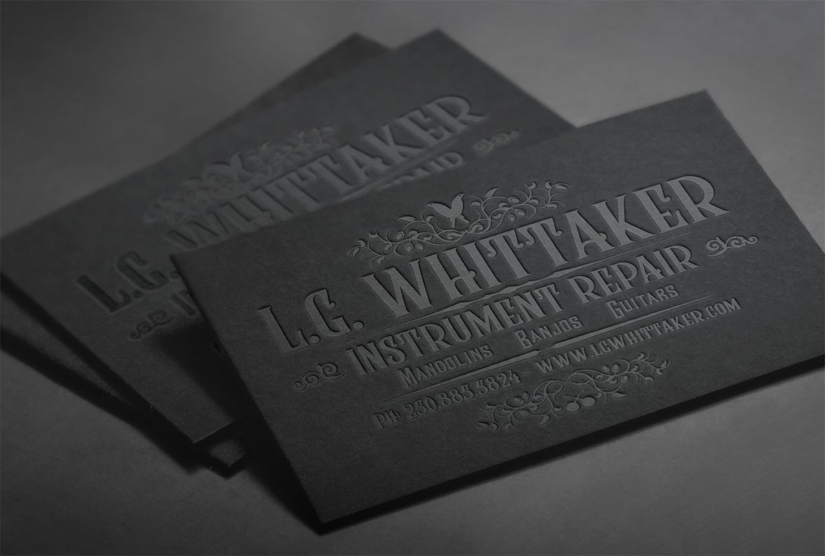 40 inspiring examples of letterpress business cards: Page 3 - Page 3 ...